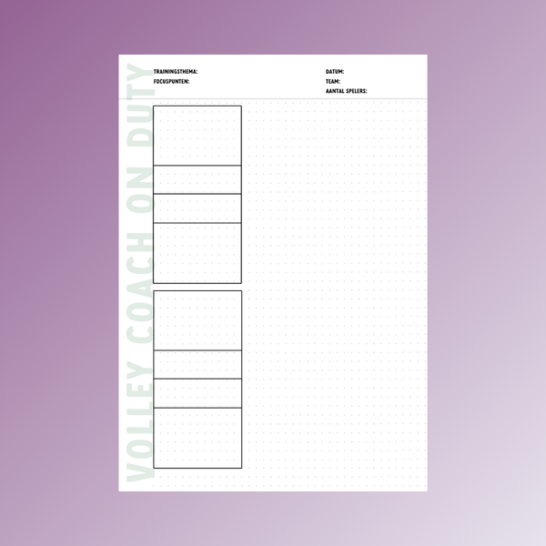 Dé DIGITALE U15 volleybaltrainer toolkit