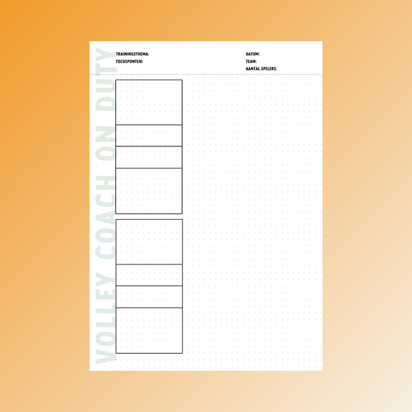 Dé DIGITALE U17+ volleybaltrainer toolkit