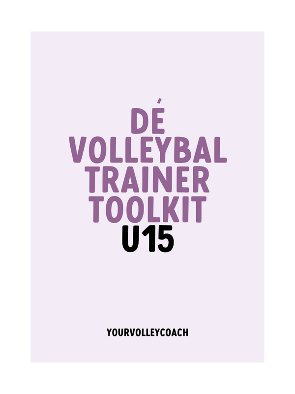 Dé U15 volleybaltrainer toolkit.